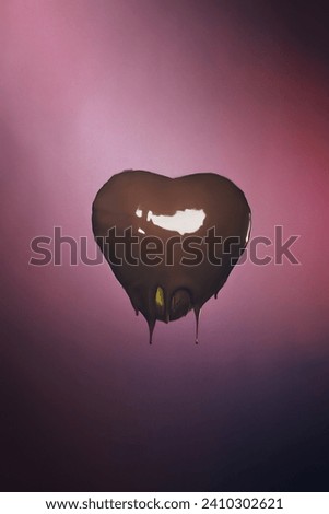 heart shaped candy golden wrapper