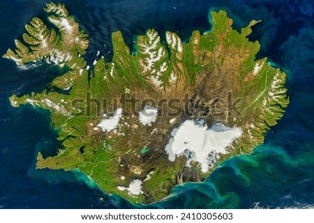 Grazing with Icelands Reindeer. While efforts to raise domesticated reindeer on the island failed, herds of wild reindeer prosper in East. Elements of this image furnished by NASA.