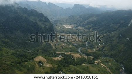 Drone view, beautiful landscape, landscape, wallpaper images, nature, dream view, unreal, background picture, rice fields, cliffs, real images, cliff edge, ariel, mountains, valley, rice paddies