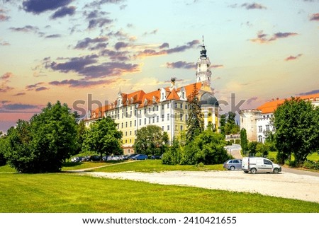 Old city of Donauwoerth, Bavaria, Germany 