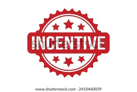 Incentive rubber grunge stamp seal vector Royalty-Free Stock Photo #2410460039