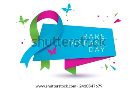 Rare Disease Day. Raising awareness and generating change. Rare Diseases Royalty-Free Stock Photo #2410547679