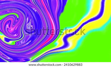abstract colorful background, fractal background, marble painting Royalty-Free Stock Photo #2410629883