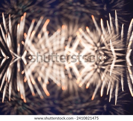Abstract fireworks bokeh background of bright colors style.