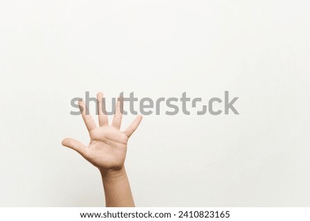 Copy space of hand gesture