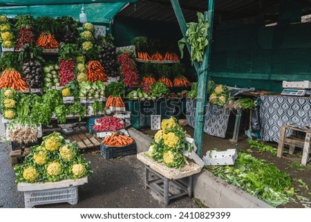 Bursting with vibrant colors and freshness, our local vegetable stall is a feast for the eyes and the senses. From crisp greens to radiant red tomatoes, each produce is a testament to the bountiful