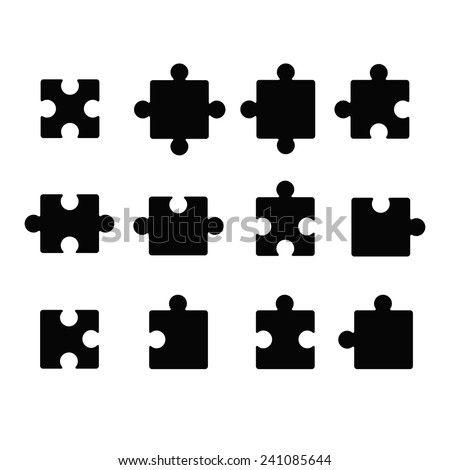Jigsaw icon Royalty-Free Stock Photo #241085644