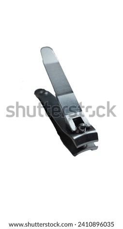 This image of nail cutter showing a simple readable presentation  from worm eye view could used for designing or any creative use