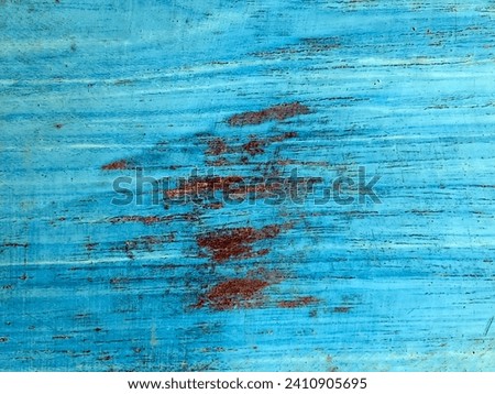 Top view, wooden table blurred dark blue cyan colour background texture design blank for text, Web background idea or brochure, illustration, advertise product, gradiant wall
