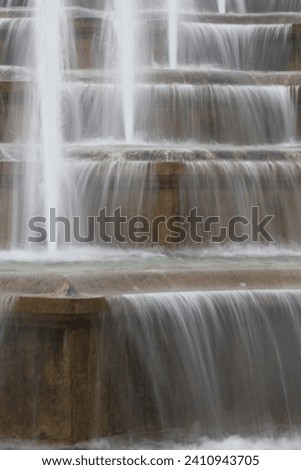 Detail of an artistic fountain in Vienna Royalty-Free Stock Photo #2410943705