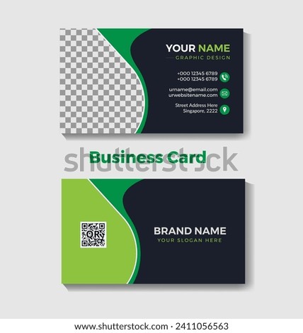 Modern professional business card design