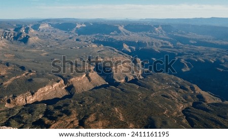 Grand Canyon aerial photo near South Rim