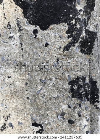 Texture of cement and stone with artistic pattern