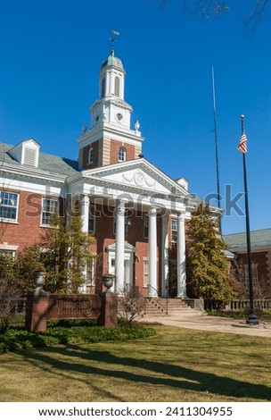 The Municipal Building in Warren, PA, USA Royalty-Free Stock Photo #2411304955