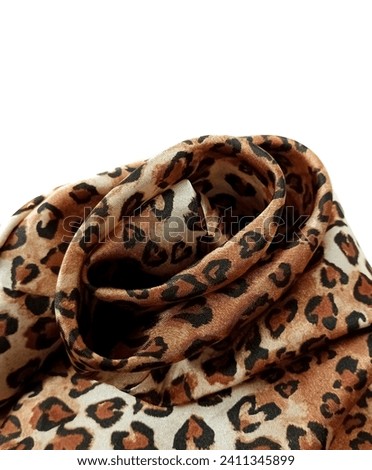 Leopard effect, fabric pattern. Fashion background print