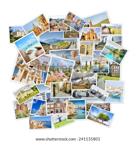 collection of photo's with travel destinations from all over the world  