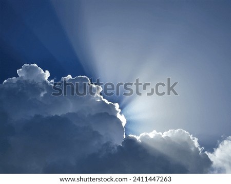 Stunning Cloud Picture With Sun Rays
