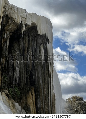 A beautiful picture of Hammam maskoutine In Guelma Algeria.A natural hot water spring