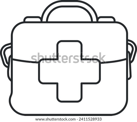 medical kit vector without background