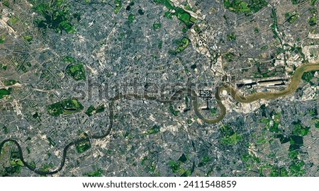 A London Mosaic. Twenty centuries after Londinium was founded, the capital city now includes 32 boroughs, numerous parks and bridges, and. Elements of this image furnished by NASA.