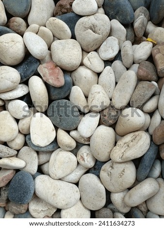 background of a collection of soft white stones