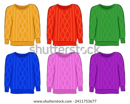 colors sweaters or woolen clothes