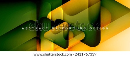 Shadow and Light Triangle Background. Dynamic Geometric Template. Glass Transparent Triangles
