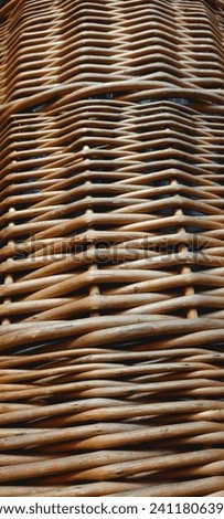 A wicker basket has beautiful textures to compose abstract photographs.