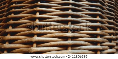 A wicker basket has beautiful textures to compose abstract photographs.