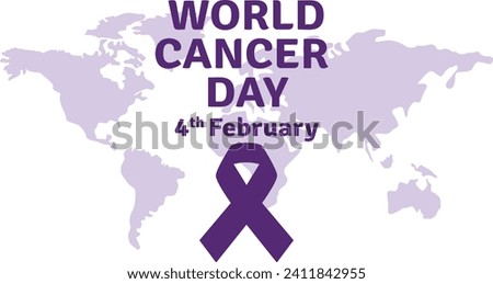 world Cancer day vector design