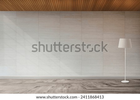 Standing lamp in a living room Royalty-Free Stock Photo #2411868413