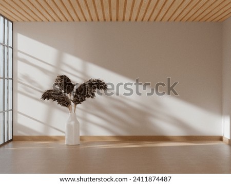 Room interior with furniture and copy space Royalty-Free Stock Photo #2411874487