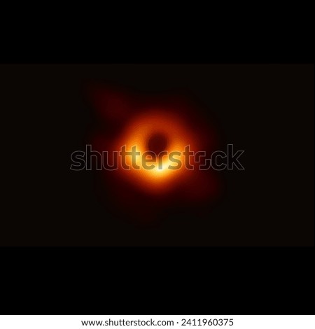 A black hole is an astronomical object with a gravitational pull so strong that nothing, not even light, can escape it. Royalty-Free Stock Photo #2411960375