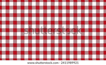 Red and White Vector Pattern Shapes