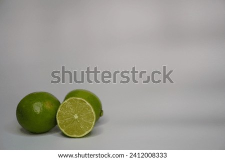 Lemon fruit in a photography studio