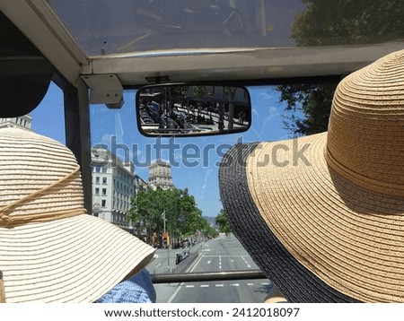 Tour on a tourist bus on the beautiful Island of Palma de Mayorca.