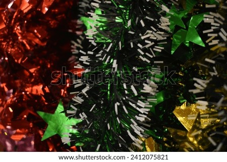 a close up photo of christmas decoration