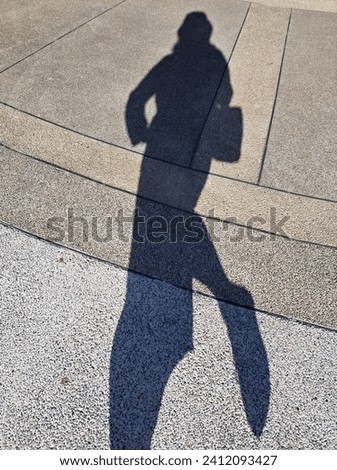 Photo of My Shadow in the Morning Sun