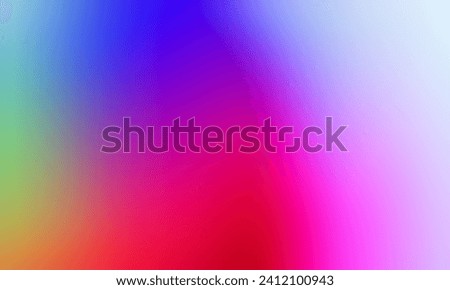 Abstract blurred background image of pink, red, purple, blue, green colors gradient used as an illustration. Designing posters or advertisements.