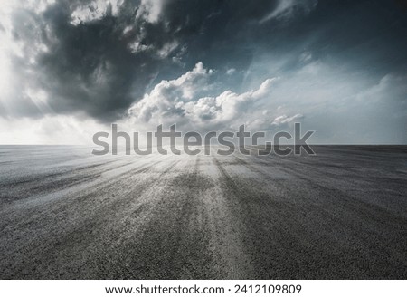 Storm skies, Road background, Storm skies, Road background