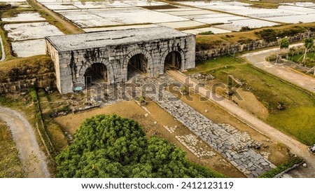 In Loc district, Thanh Hoa province, Vietnam, the Ho Dynasty Citadel has been recognized as a world heritage site.
 Royalty-Free Stock Photo #2412123119