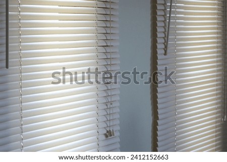 Window blinds from an office, interior design concept