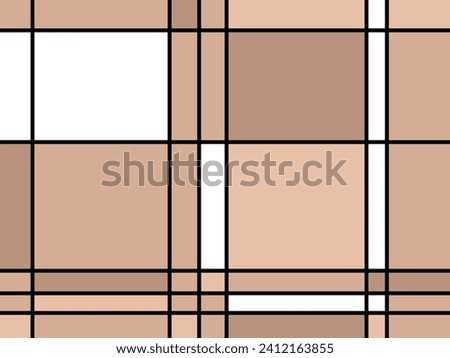 Vector geometric beige tone with squares and rectangles. Design for covers, wallpapers, cards, banners, backdrops