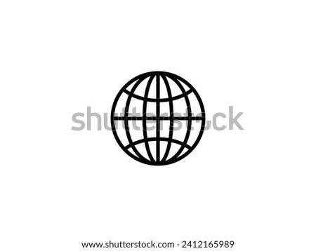 Globe Icon Vector Design Template