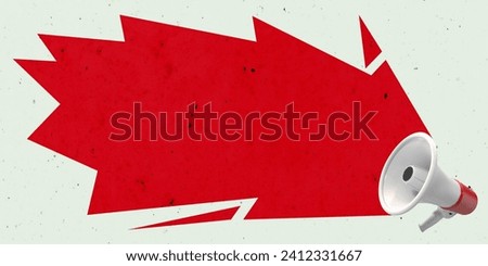 Election Surreal Concept Art. Creative Design. Textured Background. Vote Concept. Royalty-Free Stock Photo #2412331667