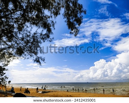 people enjoying a holiday by the beach