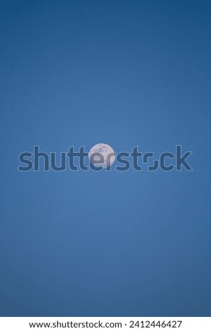 It's a picture of the moon in the sky