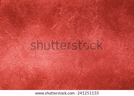 Canvas textured red background.