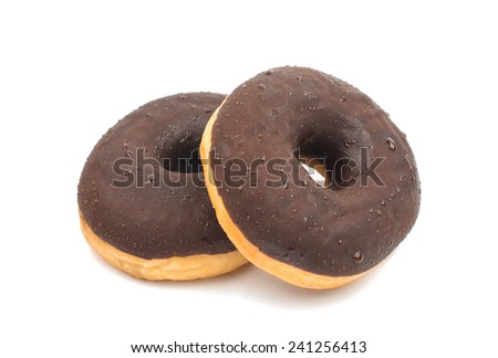donut glaze on a white background