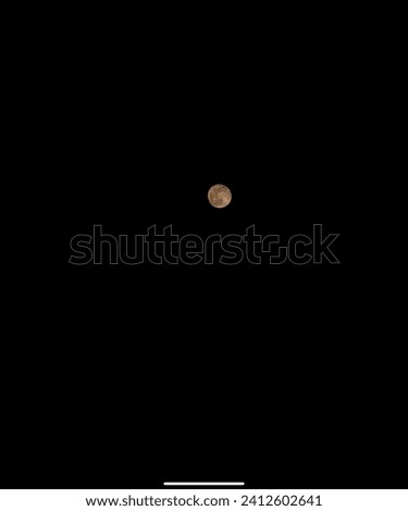 Full moon picture taken at night.